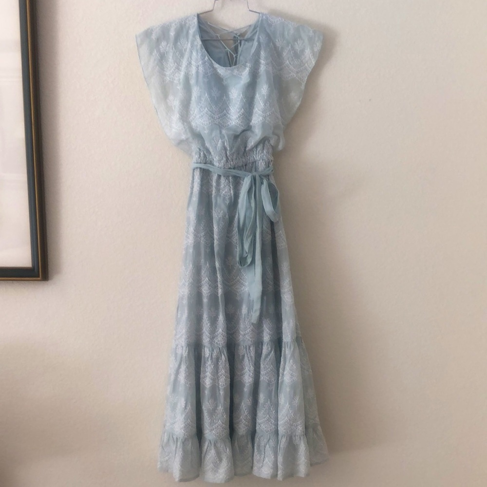 Love Sam Anthropologie Mint Green Maxi Dress - Picture 6 of 14